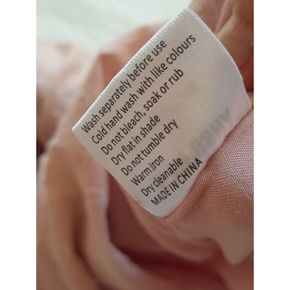 Womens Boho Swiss Dot Smocked Milkmaid Peasant Cottagecore Sz Large 12/14 Dress - Picture 5 of 8